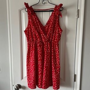 Red Heart Dress - Shein Curve 1XL